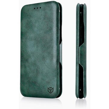 Husa Husa pentru iPhone 15 Plus Techsuit Safe Wallet Plus, Green