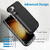 Husa Husa pentru Samsung Galaxy S23 cu Baterie de 5000mAh - Techsuit Power Pro - Black