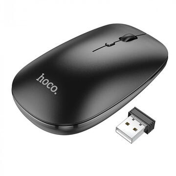Mouse Hoco - Wireless Mouse (GM15) -  2.4G, 800/1200/1600 DPI, 4D Button - Black