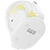 Ventilator Ventilator Mic pentru Birou cu Lumina LED - Hoco (F14) - White