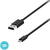 Cablu de Date USB la Type-C pentru Moto Z4/G7/G Power/Play/Pure/Stylus, 3A, 1m - Motorola (SKN6473A) - Black (Bulk Packing)