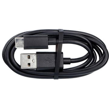 Cablu de Date USB la Type-C pentru Moto Z4/G7/G Power/Play/Pure/Stylus, 3A, 1m - Motorola (SKN6473A) - Black (Bulk Packing)