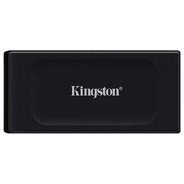 SSD Extern Kingston portabil, XS1000, 1TB, USB 3.2, Negru