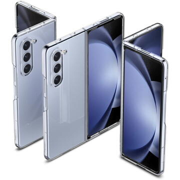 Husa Husa pentru Samsung Galaxy Z Fold5 - Spigen Air Skin - Crystal Clear