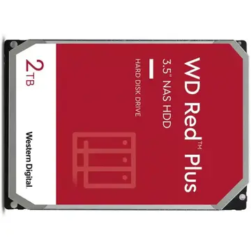 Hard disk Western Digital Red Plus 2TB 3.5" 64MB SATAIII