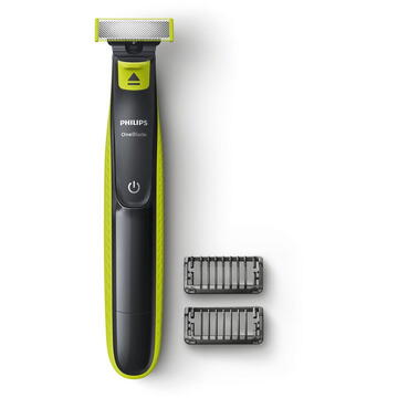Aparat de barbierit Philips QP2521/10 beard trimmer Battery 2 2 mm Wet & Dry Grey, Lime