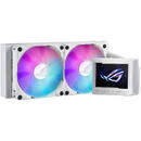 Cooler procesor Asus ROG RYUJIN III 240 ARGB White Edition, 2x 120mm
