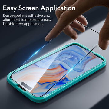 Folie pentru iPhone 15 Plus - ESR Screen Shield - Clear
