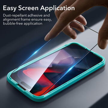 Folie pentru iPhone 15 Pro (set 2) - ESR Screen Shield - Clear