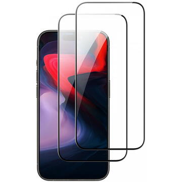 Folie pentru iPhone 15 Pro Max (set 2) - ESR Screen Shield - Clear