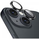 Folie Camera pentru iPhone 15/ 15 Plus - ESR Armorite Camera Lens Protectors - Black
