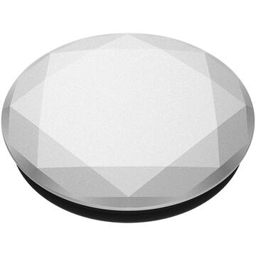Suport pentru telefon - Popsockets PopGrip - Metallic Diamond Silver