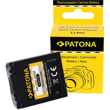 Acumulator /Baterie PATONA pentru PANASONIC LUMIX DMC-FZ50, FZ7, FZ8 CGR-S006- 1042