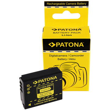 Acumulator /Baterie PATONA pentru PANASONIC CGA-S007 S007 DMC-TZ5 TZ4 TZ3 TZ2 TZ1- 1043
