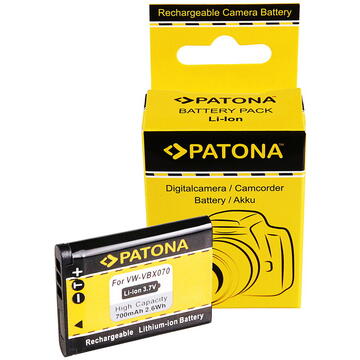 Acumulator /Baterie PATONA pentru Pentax D-Li88 PENTAX Optio H90 P70 P80 W90- 1132