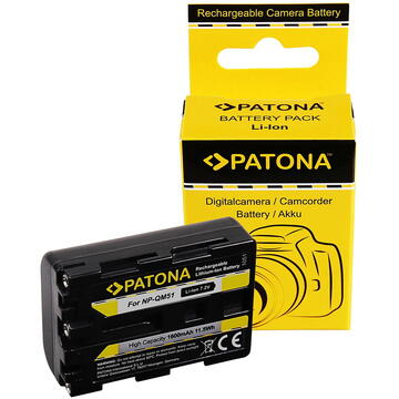 Acumulator /Baterie PATONA pentru Sony NP-FM55 QM51 FM50 DSLR-A100- 1051