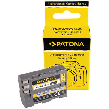 Acumulator /Baterie PATONA pentru NIKON D700 D300 D200 D100 D80 D70 D50 EN-EL3e- 1036