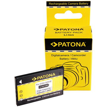 Acumulator /Baterie PATONA pentru Panasonic CGA-S003E SA-SA30 SV-AS10 SV-AV50 SV-AV50A SV-AV50S- 1149
