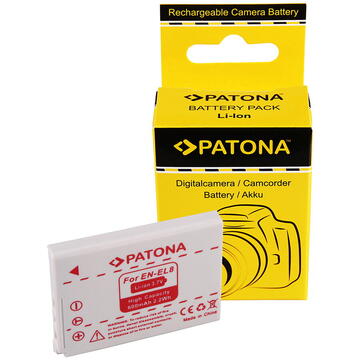Acumulator /Baterie PATONA pentru Nikon COOLPIX P2 P1 S3 S2 S1 ENEL8 EN-EL8- 1039