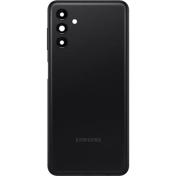 Piese si componente Capac Baterie Samsung Galaxy A13 5G A136, Cu Geam Camera Spate, Negru, Swap