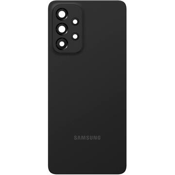 Piese si componente Capac Baterie Samsung Galaxy A53 5G A536, Cu Geam Camera Spate, Negru, Second Hand