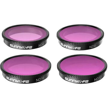 Set of 4 filters ND4+ND8+ND16+ND32 Sunnylife for Insta360 GO 3/2