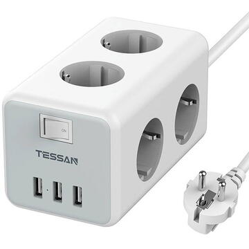 Prelungitor TESSAN Power strip TS-306