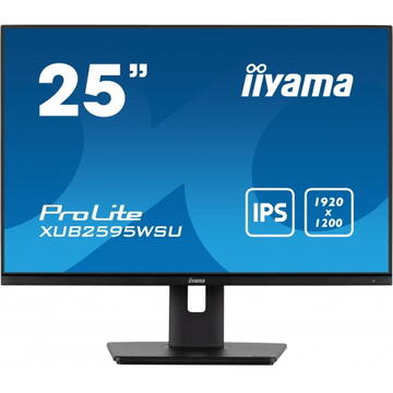 Monitor LED Iiyama 63.4cm (25")   XUB2595WSU-B5 16:10 HDMI+DP+USB IPS retail