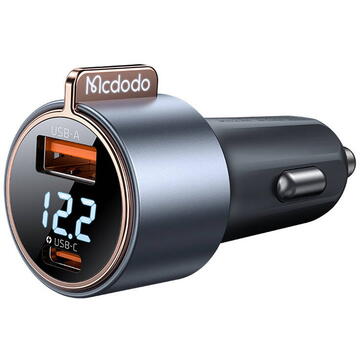 Mcdodo Mcodo CC-5670 75W Digital Display PD 1*USB-A 1*USB-C Car Charger