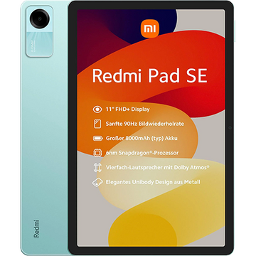 Tableta Xiaomi Redmi Pad SE 11" 128GB 6GB RAM WiFi Green