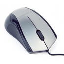 Mouse Gembird optical mouse MUS-3B-02-BG 1000 DPI USB Black space grey