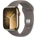 Smartwatch Apple Watch Series 9 GPS + Cellular 45mm Gold Stainless Steel Case with Sport Band M/L Clay