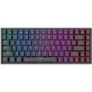 Tastatura Mechanical keyboard Royal Kludge RK84 RGB, Brown switch (black)