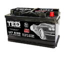 Ted Electric Acumulator auto 12V 81A dimensiune 315mm x 175mm x h190mm 805A AGM Start-Stop TED003829