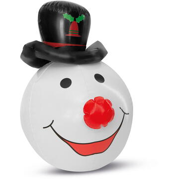 Cap de om de zăpadă gonflabil - cu LED roșu / albastru