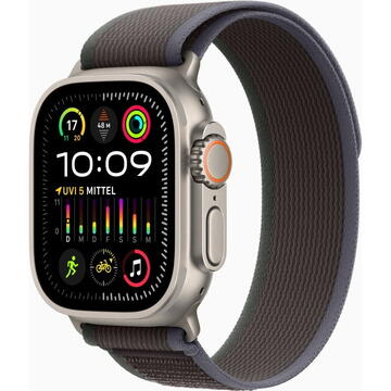 Smartwatch Apple Watch Ultra 2 GPS + Cellular 49mm Titanium Case with Trail Loop M/L Blue/Black