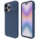 Husa Husa pentru iPhone 15 Pro - Nillkin CamShield Silky MagSafe Silicone - Midnight Blue