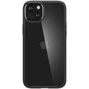 Husa Spigen Crystal Hybrid case for iPhone 15 - black