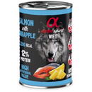 Hrană umedă Premium pentru câine ALPHA SPIRIT cu somon și ananas, 400 g