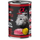 Hrană umedă Premium pentru câine ALPHA SPIRIT cu porc și măr, 400 g