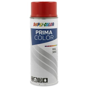 Vopsea spray acrilica DUPLI-COLOR PRIMA COLOR RAL3002 rosu carmin, 400ml