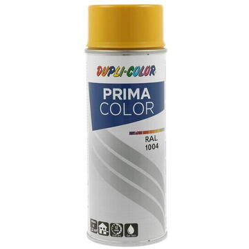 Vopsea spray acrilica DUPLI-COLOR PRIMA COLOR RAL1004 galben aur, 400ml
