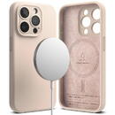 Husa Husa pentru iPhone 15 Pro - Ringke Silicone Magnetic - Pink Sand