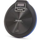 CD Player portabil Aiwa PCD-810BL, Micro USB, Negru