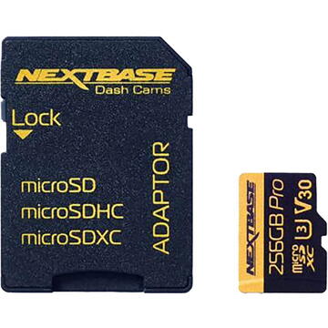 Card memorie Nextbase Card micro SD 256GB U3 cu adaptor