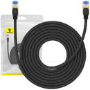 Baseus Braided network cable cat.7 Ethernet RJ45, 10Gbps, 8m (black)