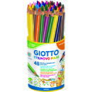 Articole pentru scoala Creioane colorate 48 culori/tub, GIOTTO Stilnovo Maxi