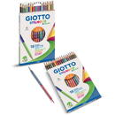 Articole pentru scoala Creioane colorate, cutie carton, 12 culori/cutie, GIOTTO Stilnovo Bicolor