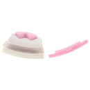 Hula hop with tabs, weight and counter HMS HHW06 pink