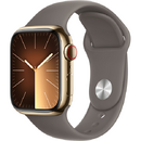 Smartwatch Apple Watch Series 9 LTE 45mm Gold Stainless Steel Case with Sport Band S/M Clay